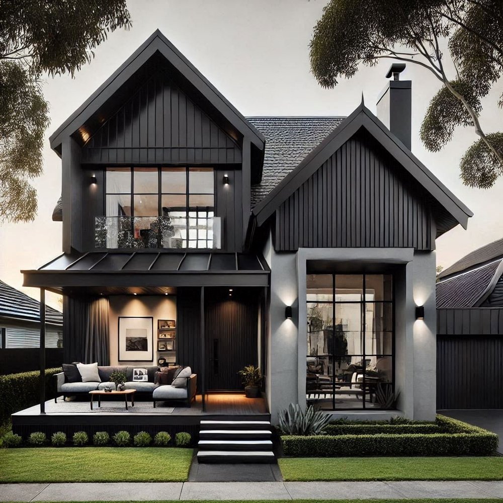 15 Black and Grey House Ideas for Stunning Curb Appeal