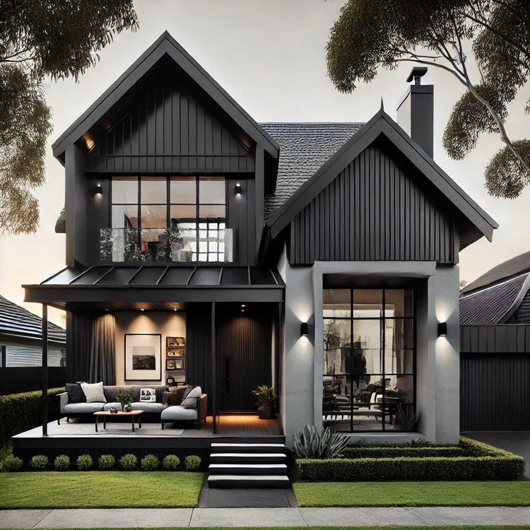 15 Black and Grey House Ideas for Stunning Curb Appeal