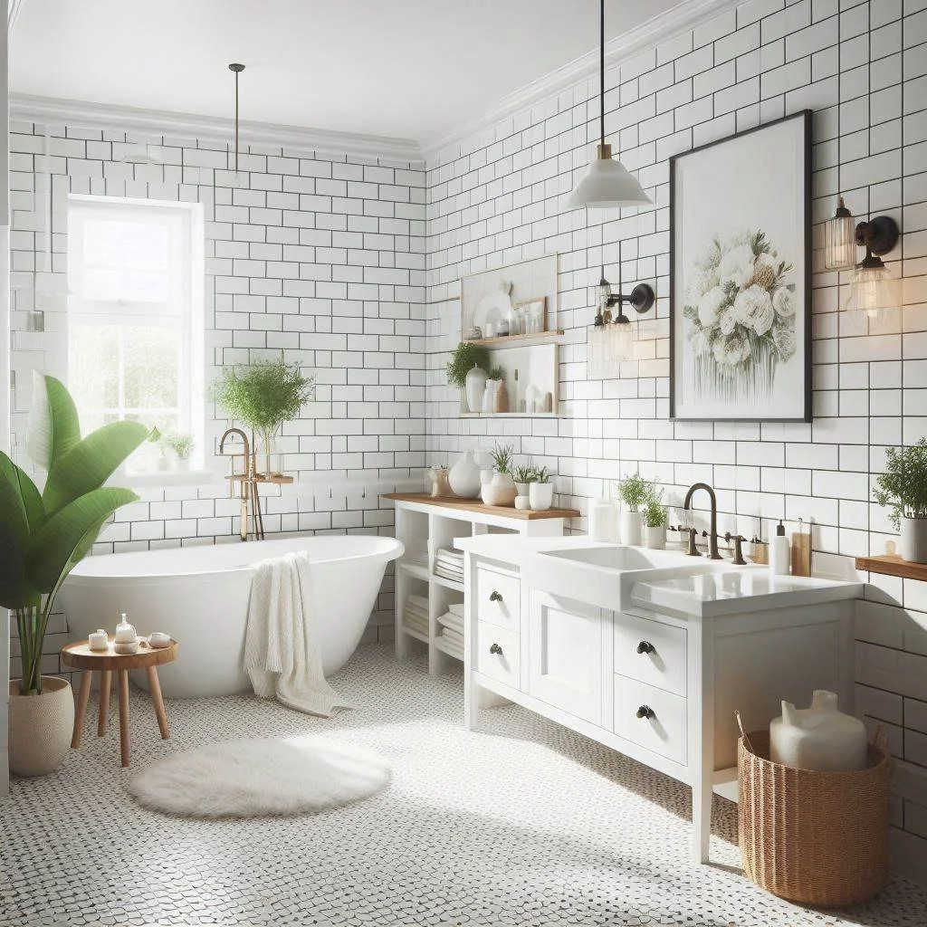 15 White Modern Farmhouse Bathroom Ideas for Timeless Style