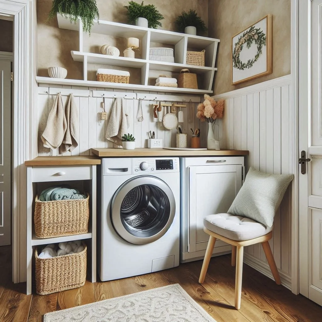 15 Small Laundry Room Ideas with Top Loading Washers