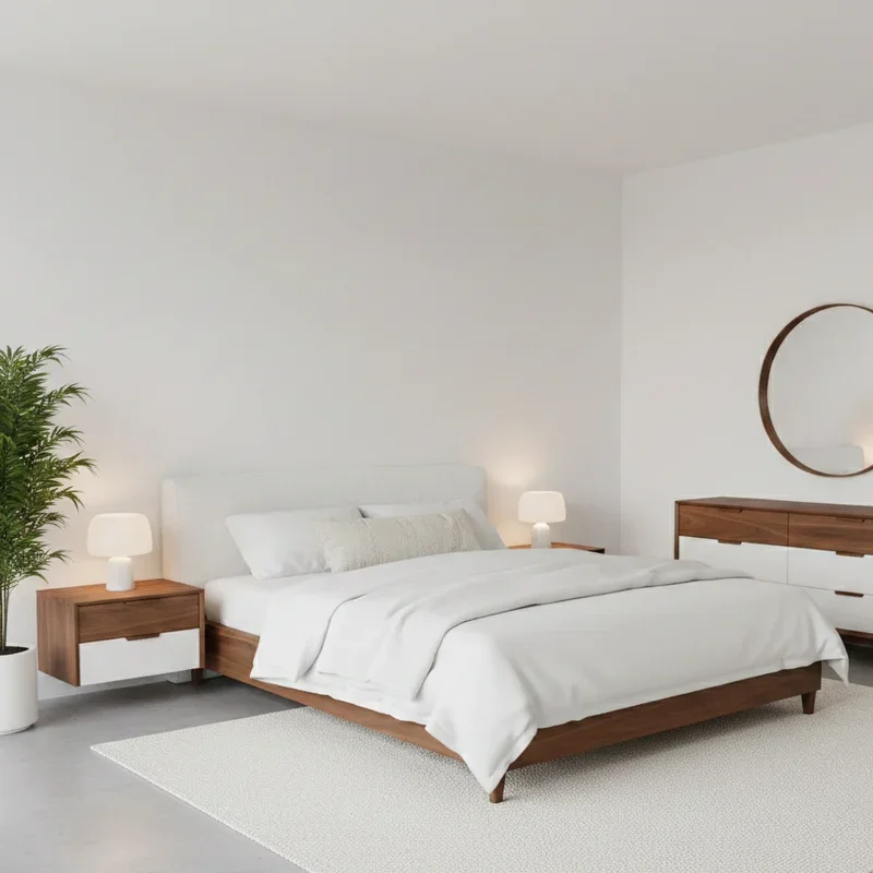 White and Brown Bedroom Ideas