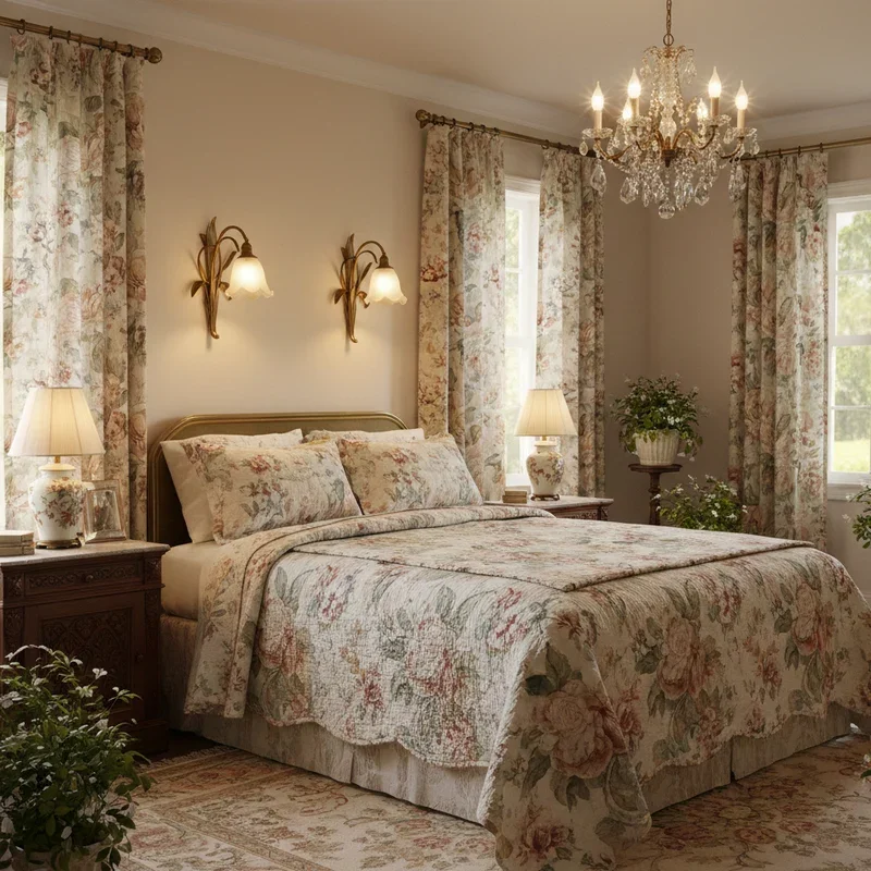 Vintage Floral Bedroom Ideas