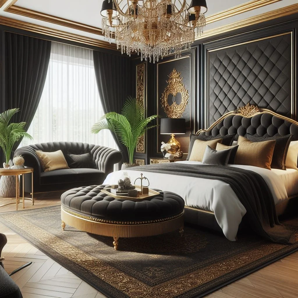 15 Stunning Black and Gold Bedroom Ideas for Luxurious Spaces