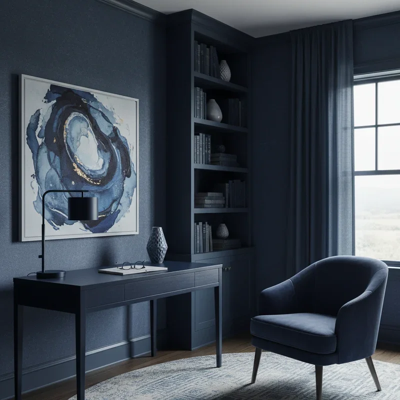 Navy Blue Room Ideas