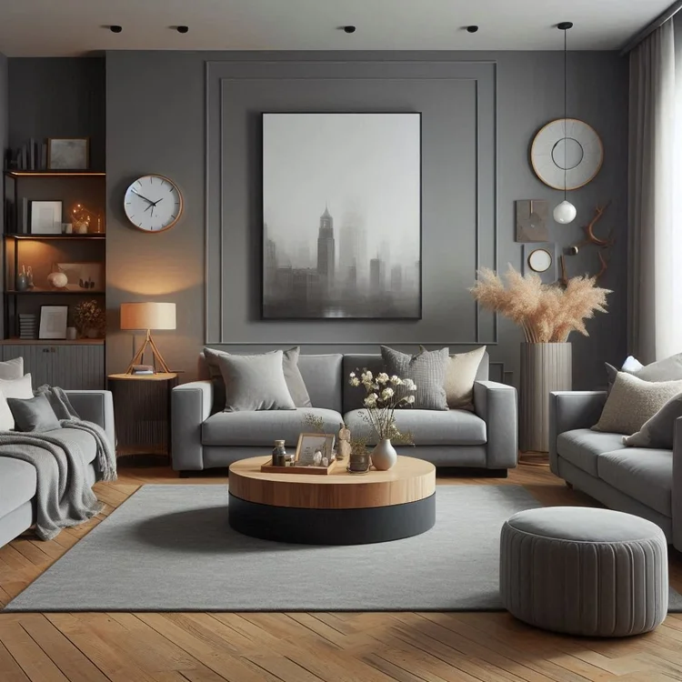 Simple Grey Living Room Ideas - Simple Gray Living Room Paint Color Ideas
