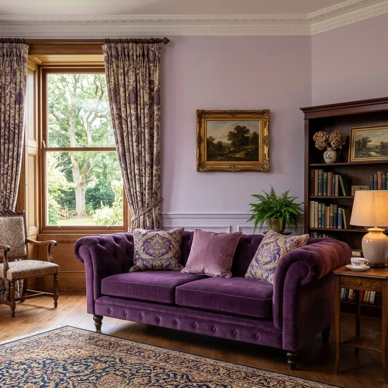 Purple Sofa Living Room Ideas