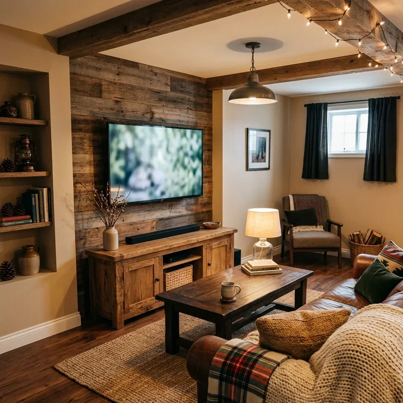 Cozy Basement TV Room Ideas