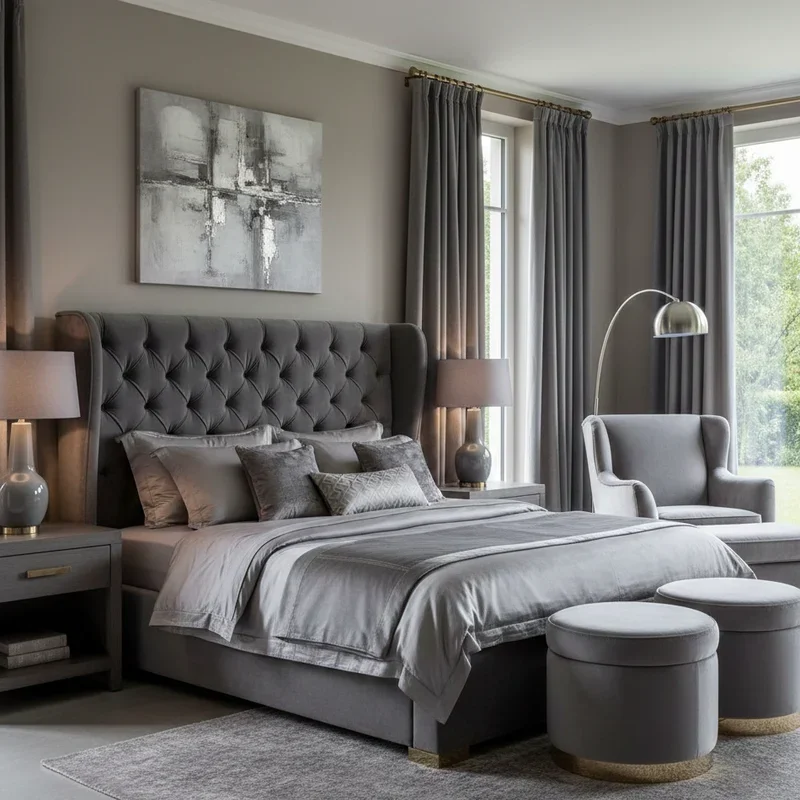 Luxury Grey Bedroom Ideas