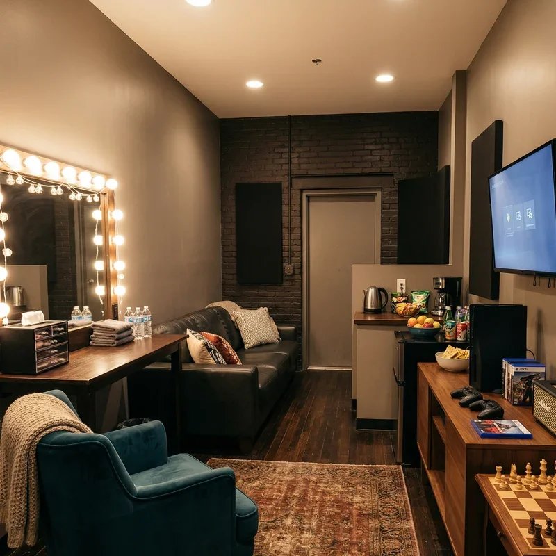 Backstage Green Room Ideas