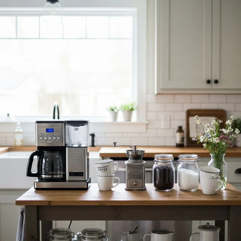 Coffee Bar Ideas for Kitchen
