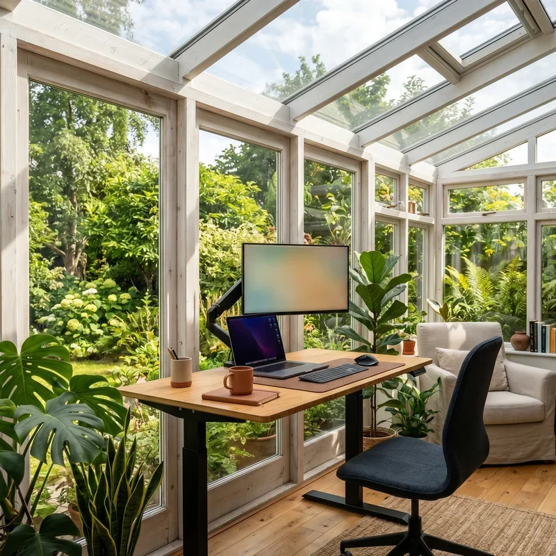 Sun Room Office Ideas