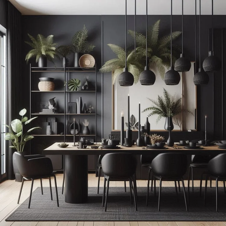 15 Stylish Black Dining Room Ideas for Elegance