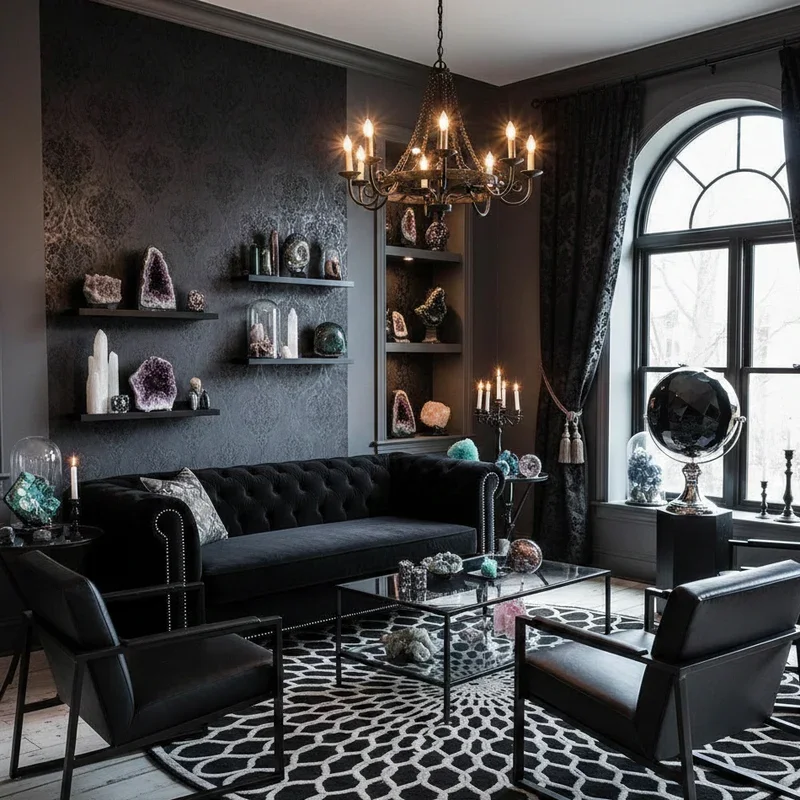 Modern Gothic Living Room Ideas