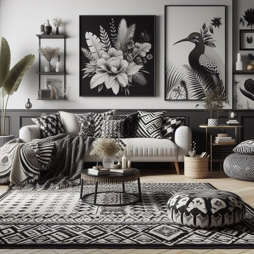 15 Chic Black and White Home Decor Ideas for Elegance