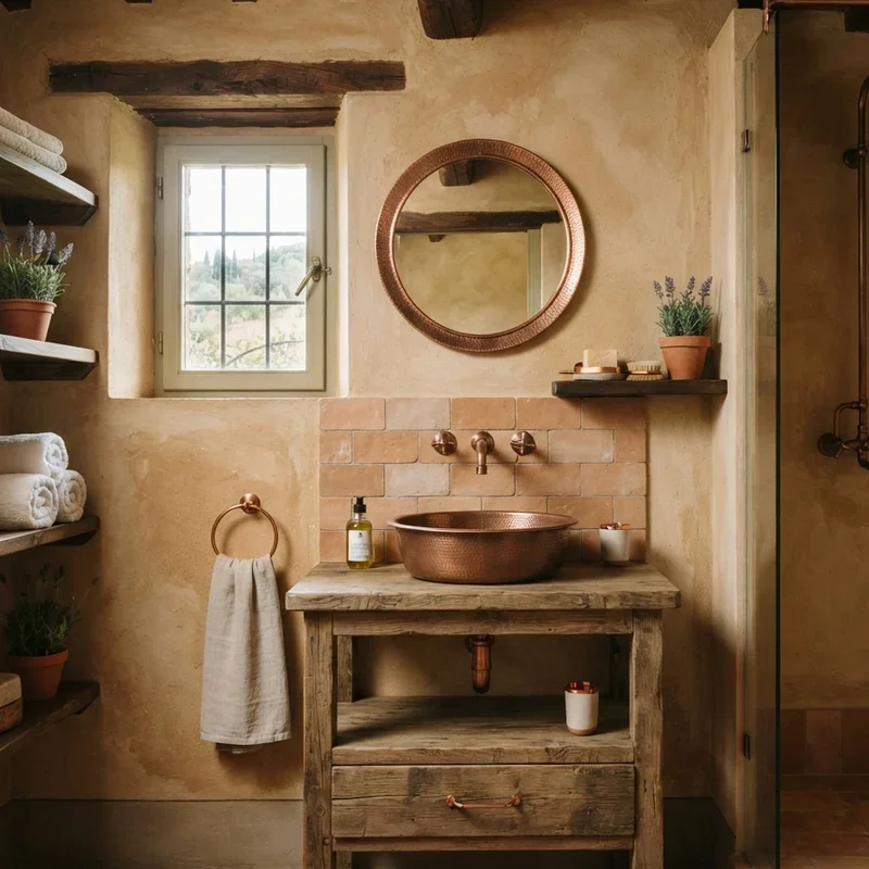 Small Tuscan Bathroom Ideas