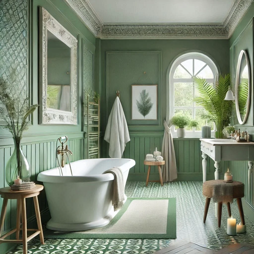 15 Green Bathroom Ideas for a Fresh, Natural Look