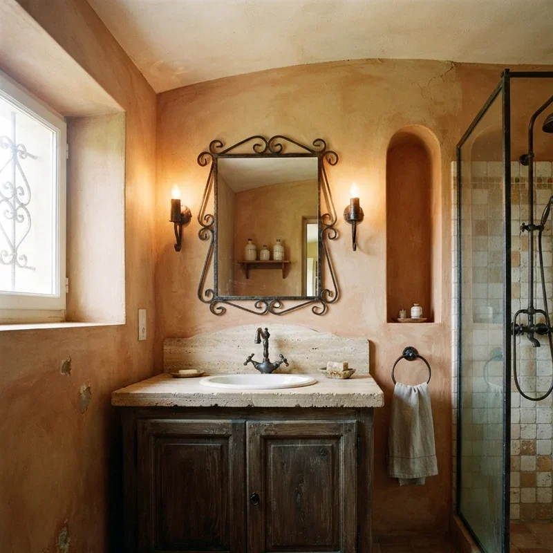 Small Tuscan Bathroom Ideas