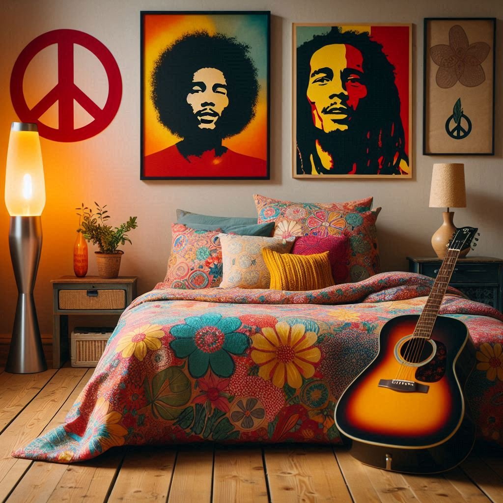 Retro bedroom ideas discount