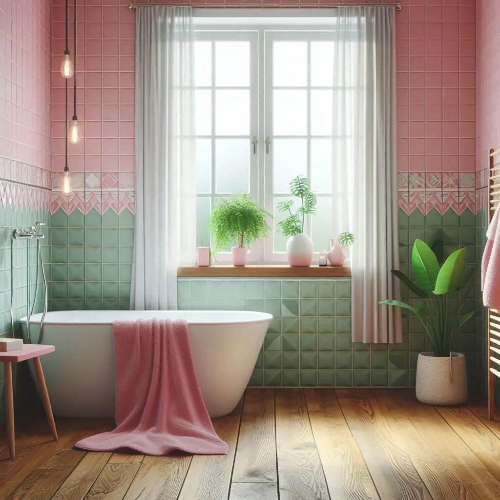 15 Pink and Green Bathroom Styles for a Bold Look