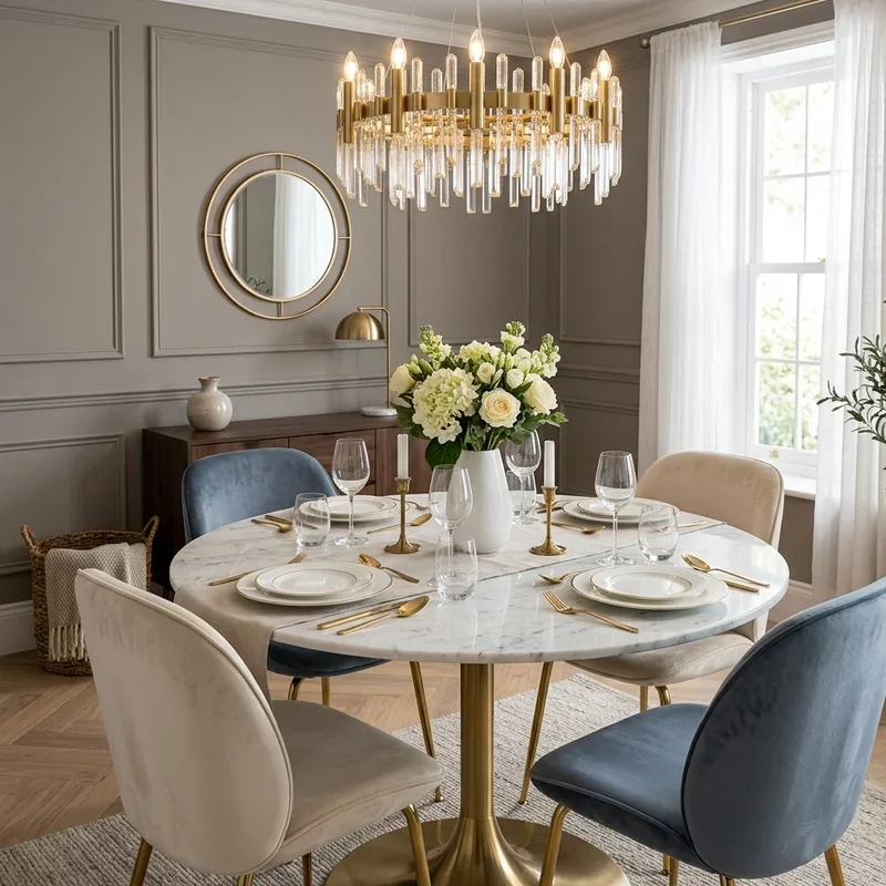 Glam Dining Room Ideas