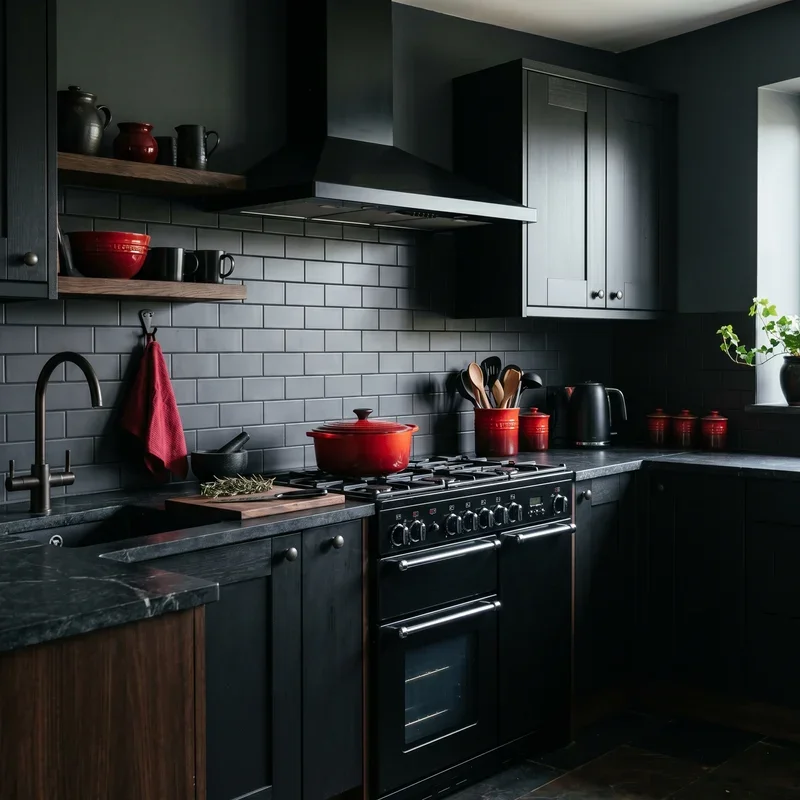 Goth Kitchen Ideas