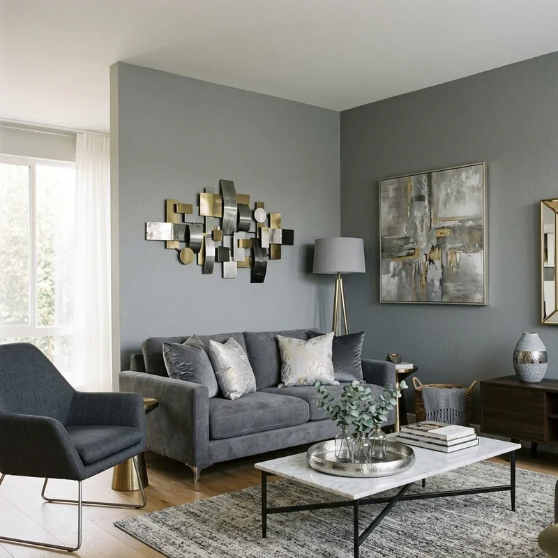 Gray Wall Living Room Ideas