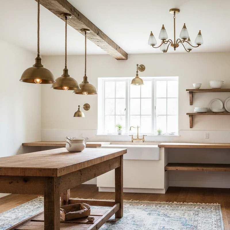 Farmhouse Kitchen Lighting Ideas