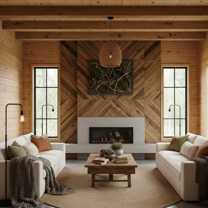 Knotty Pine Living Room Ideas