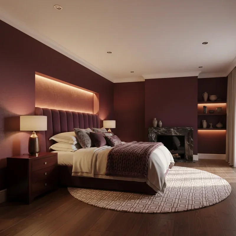 Burgundy Bedroom Ideas