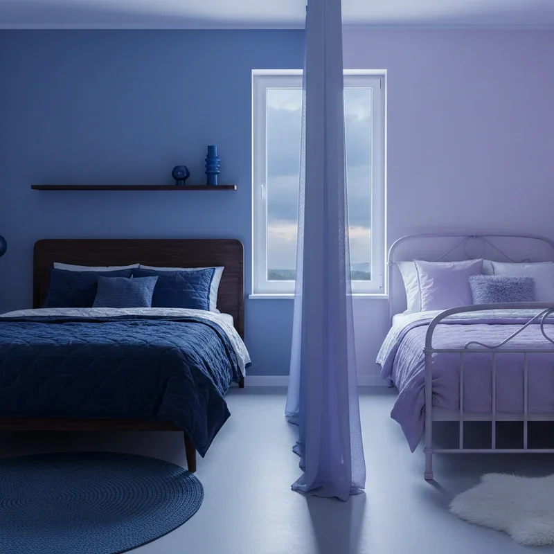Blue and Purple Room Ideas