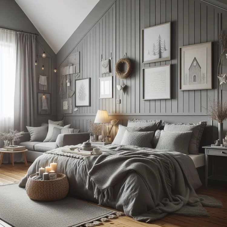 15 Cozy Grey Bedroom Decor Ideas for Tranquil Retreats