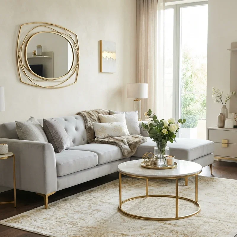 Light Grey Sectional Living Room Ideas