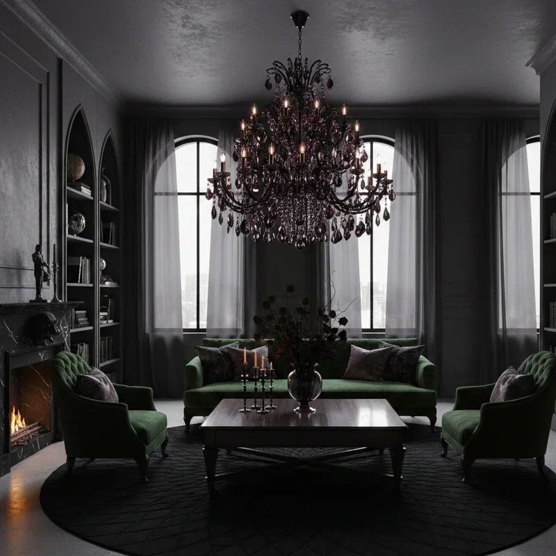 Modern Gothic Living Room Ideas