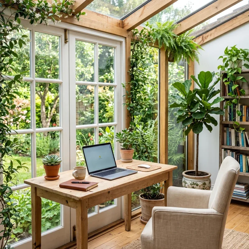 Sun Room Office Ideas