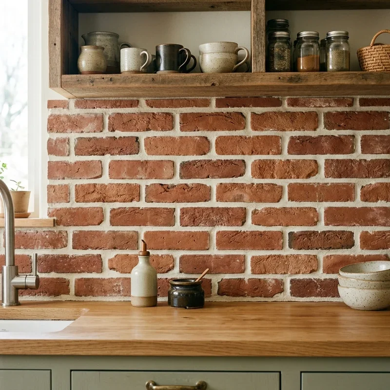 Brick Kitchen Backsplash Ideas