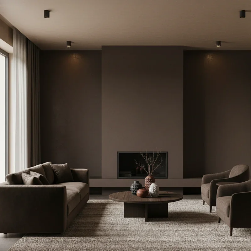 Dark Brown Living Room Ideas