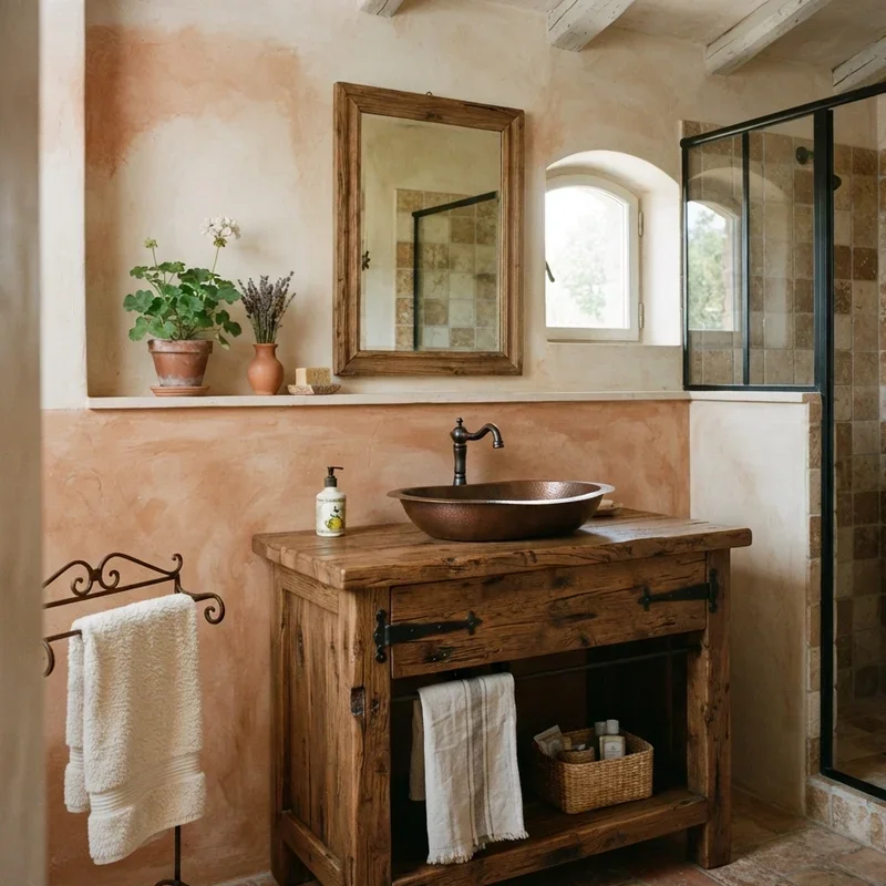 Small Tuscan Bathroom Ideas