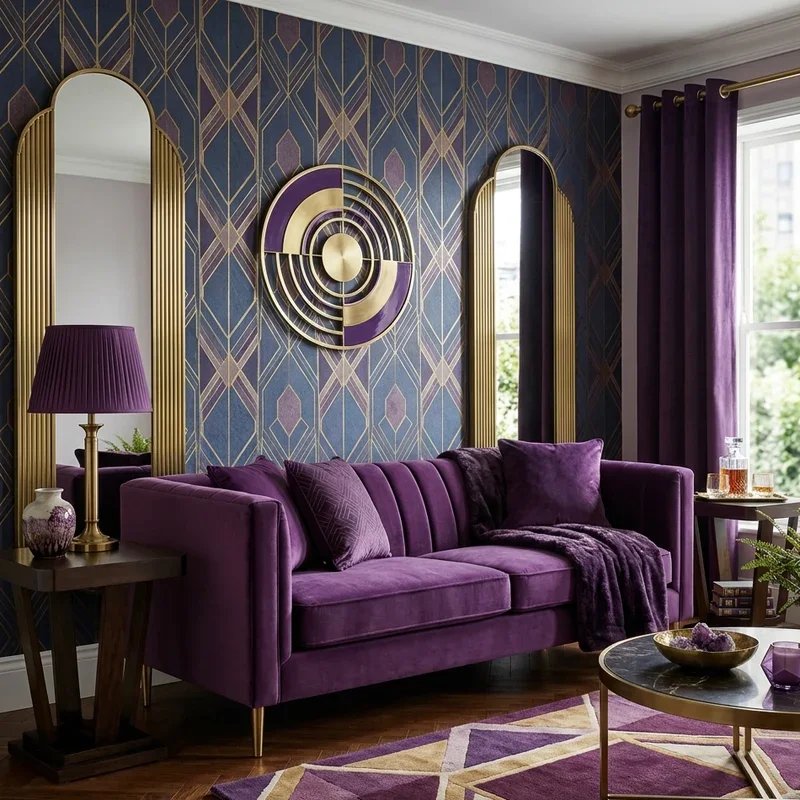 Purple Sofa Living Room Ideas