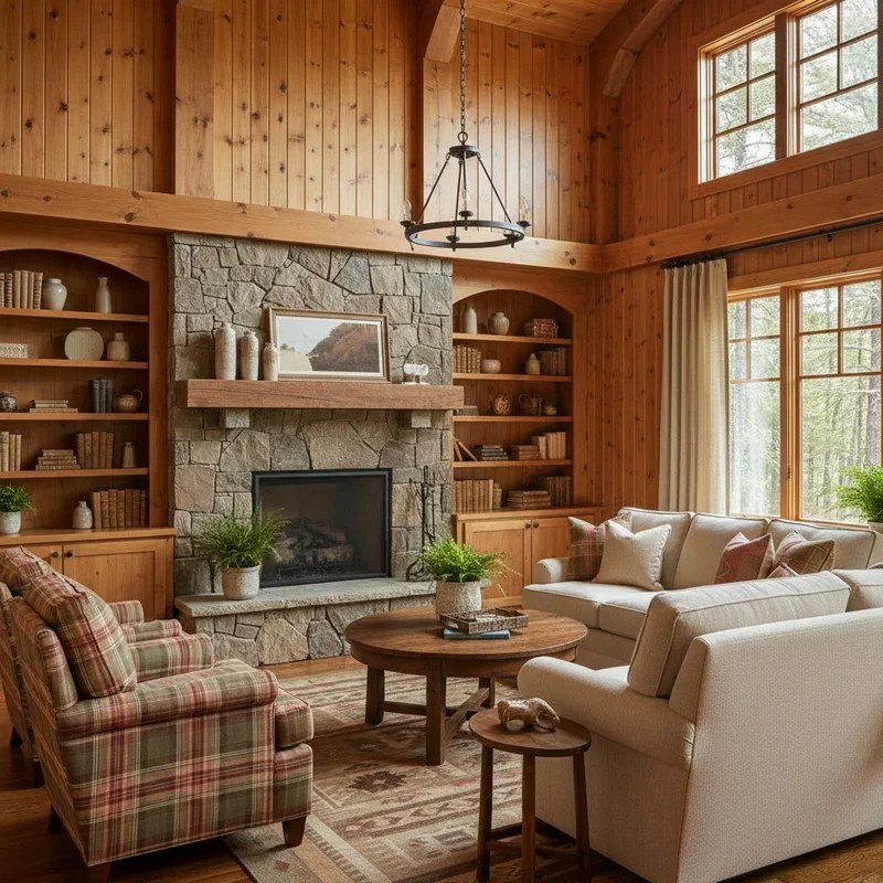 Knotty Pine Living Room Ideas