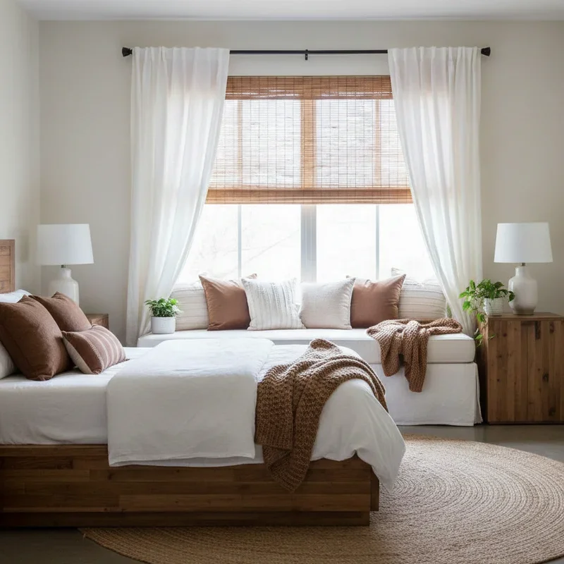 White and Brown Bedroom Ideas