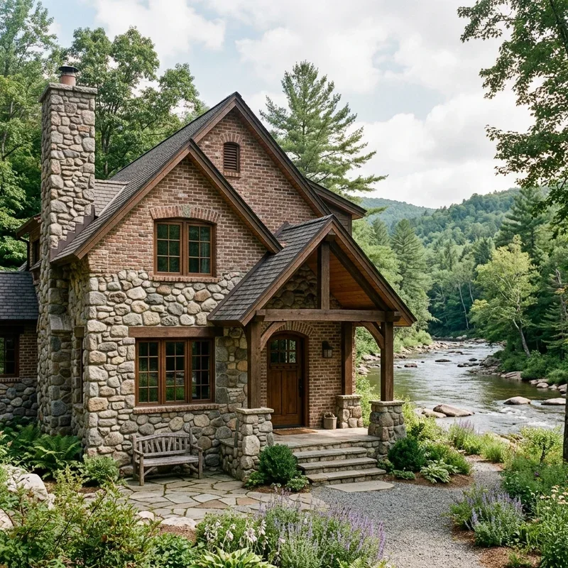 Brick and Stone House Ideas