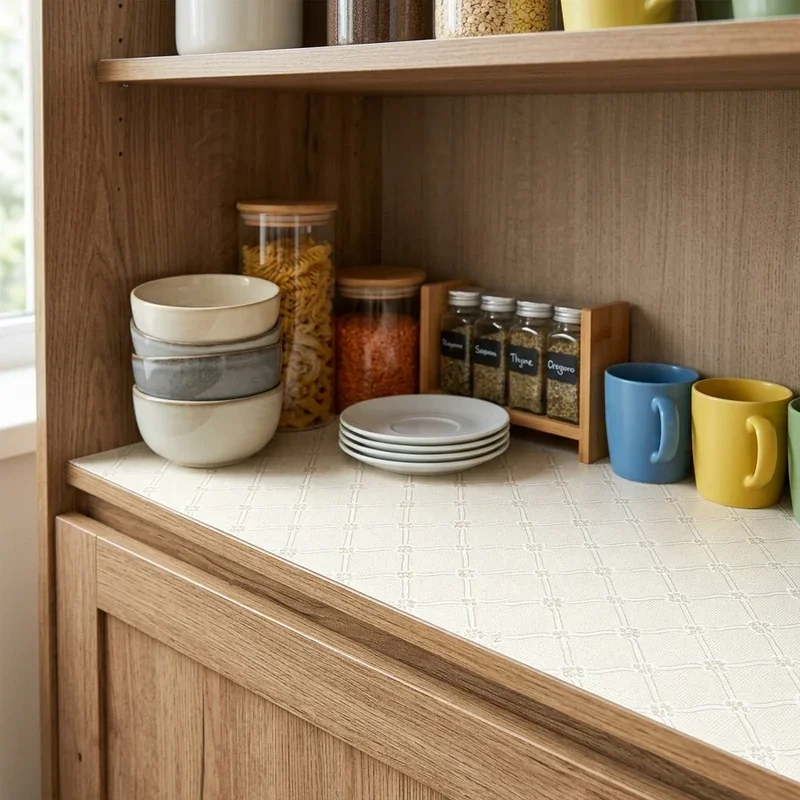 Kitchen Shelf Liner Ideas