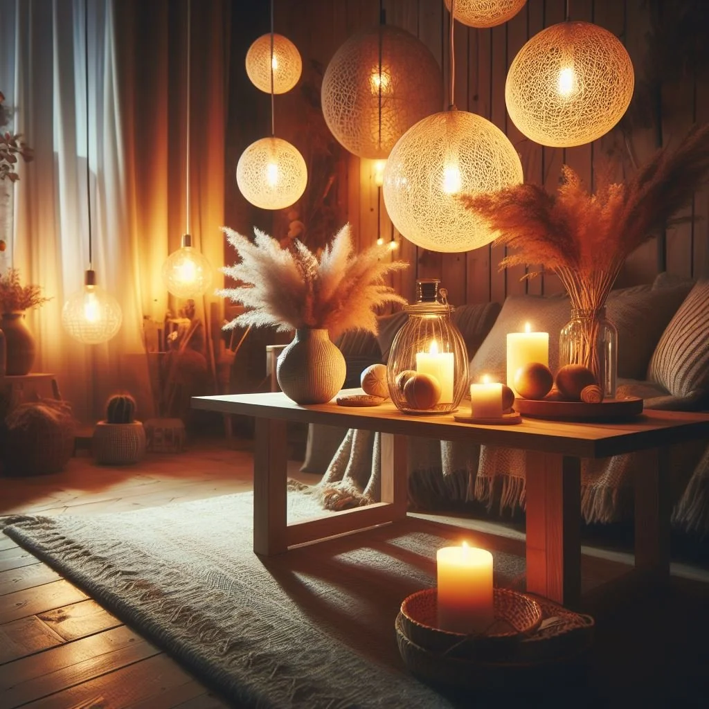 Warm Ambiance Created by Nordic-Inspired Lighting Fixtures