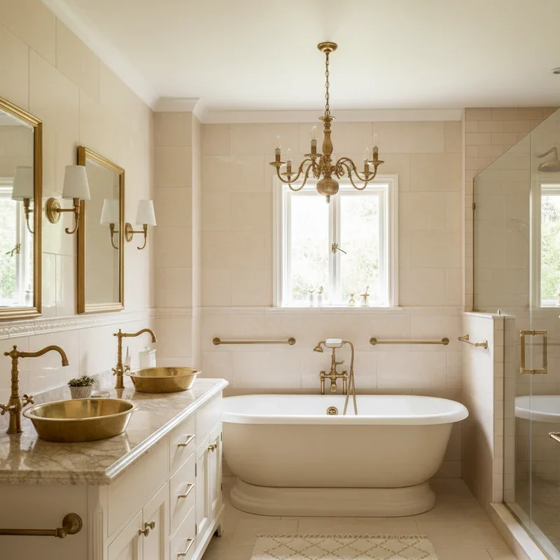 Cream Bathroom Ideas
