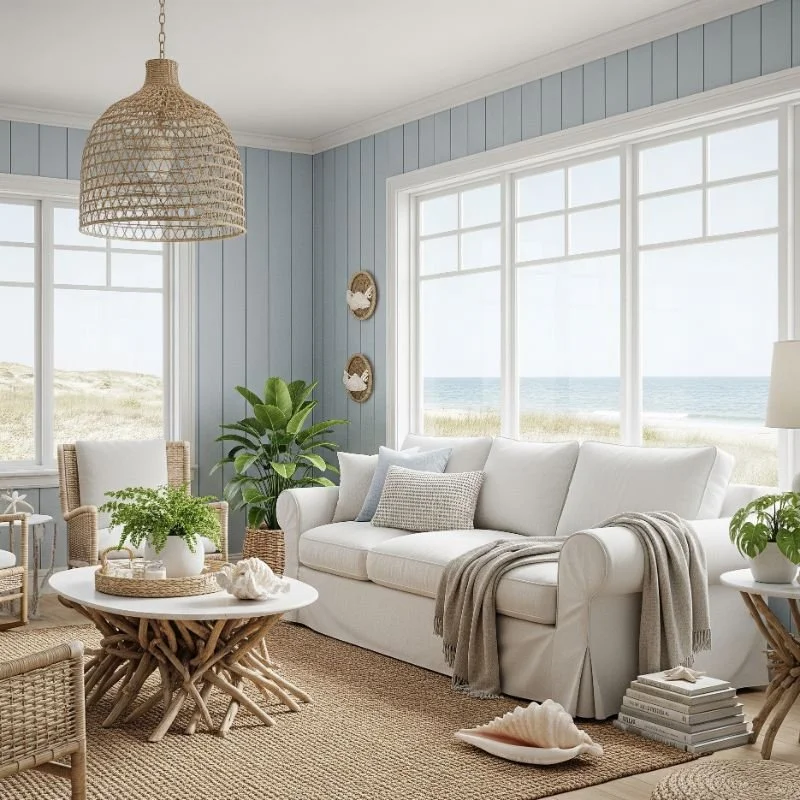 15 Beach Living Room Ideas to Refresh Your Space