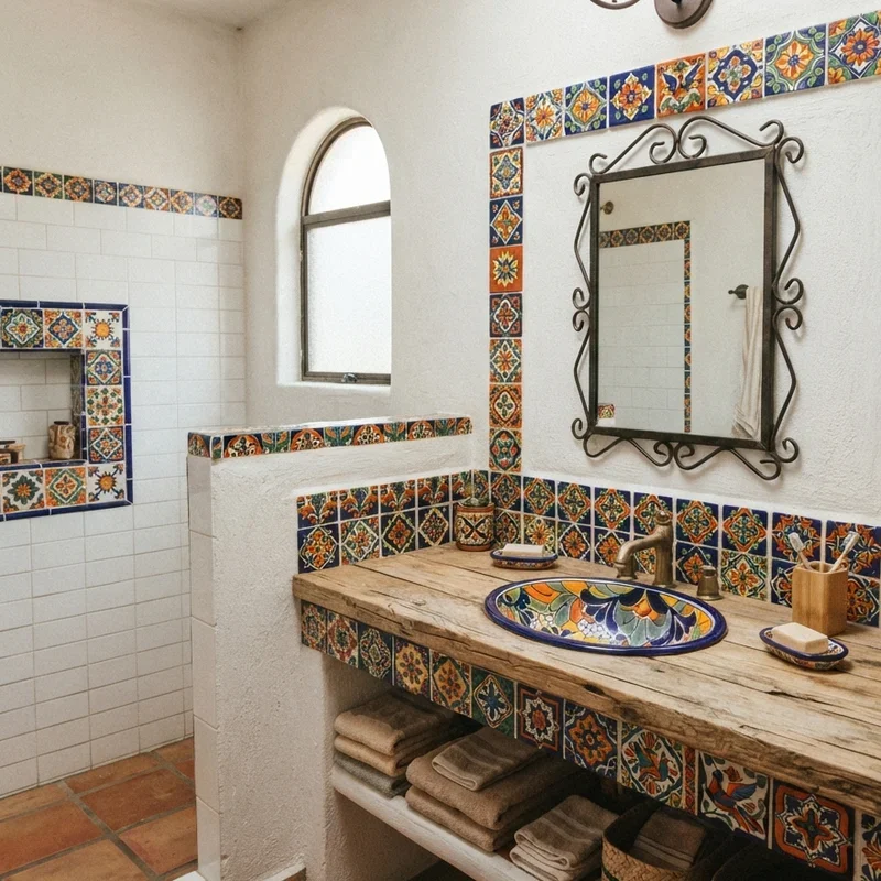 Mexican Tile Bathroom Ideas