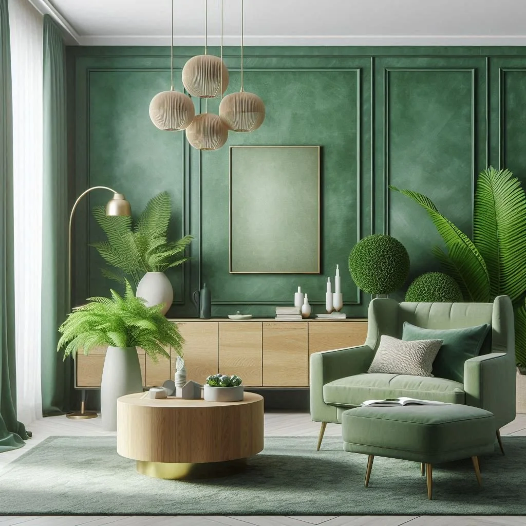 15 Green Living Room Ideas for a Natural Vibe