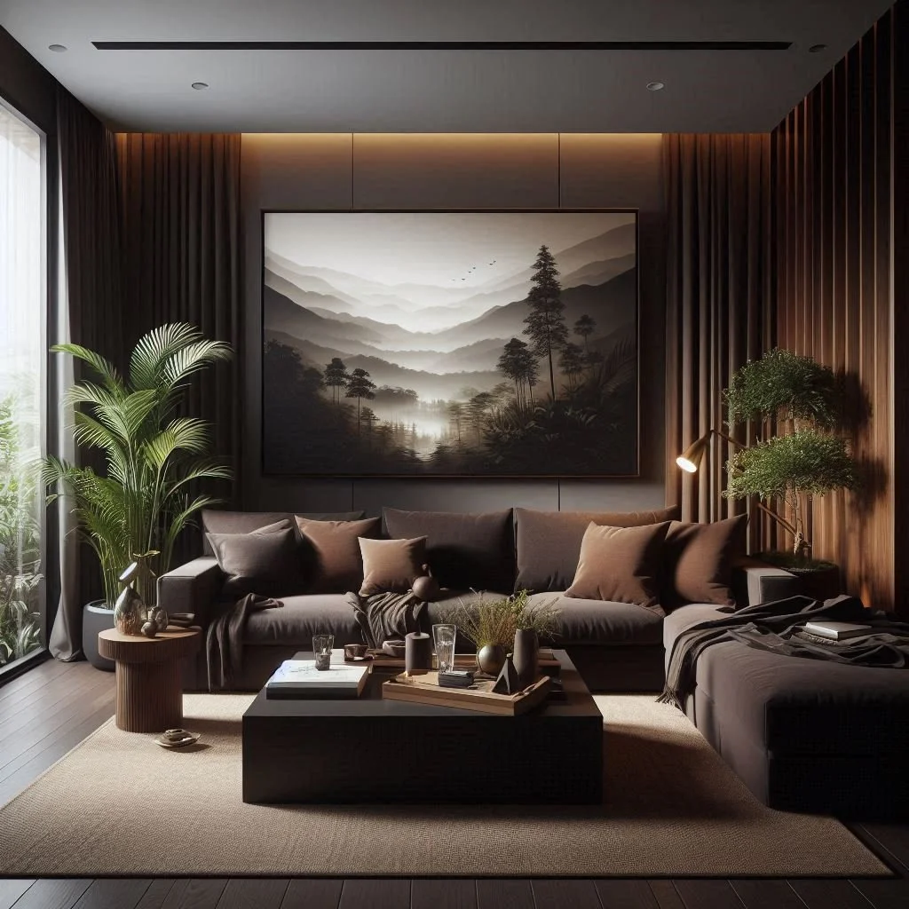 15 Dark Brown Couch Living Room Ideas for Cozy Spaces