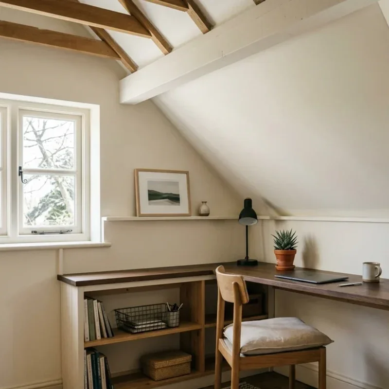 Small Attic Office Ideas