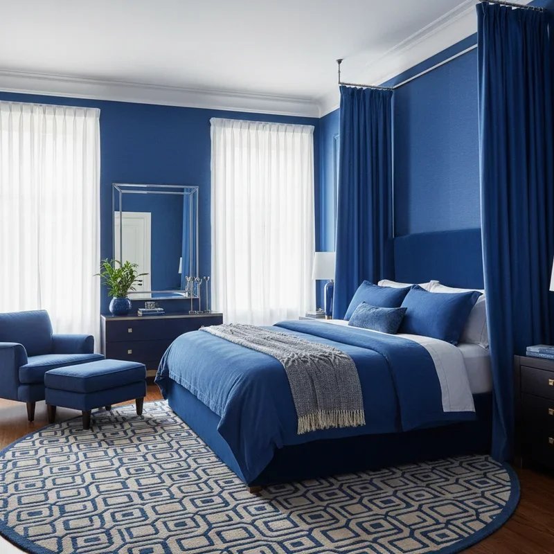 Royal Blue Bedroom Ideas